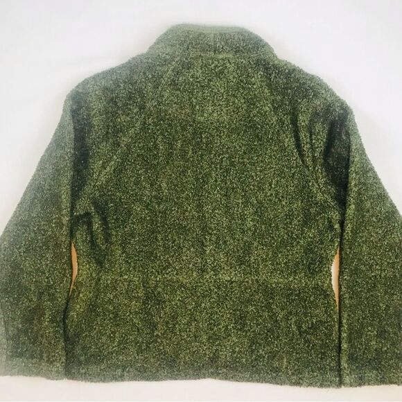 Woolrich Vintage Olive Green Zip Down Sherpa Fleece - Women’s Medium - Picture 10 of 10